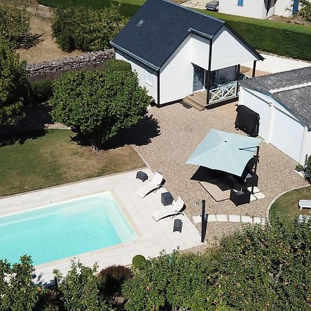 Gite Chalet-Piscine "Belle-Etoile" Touraine Anjou Courcelles-de-Touraine ภายนอก รูปภาพ