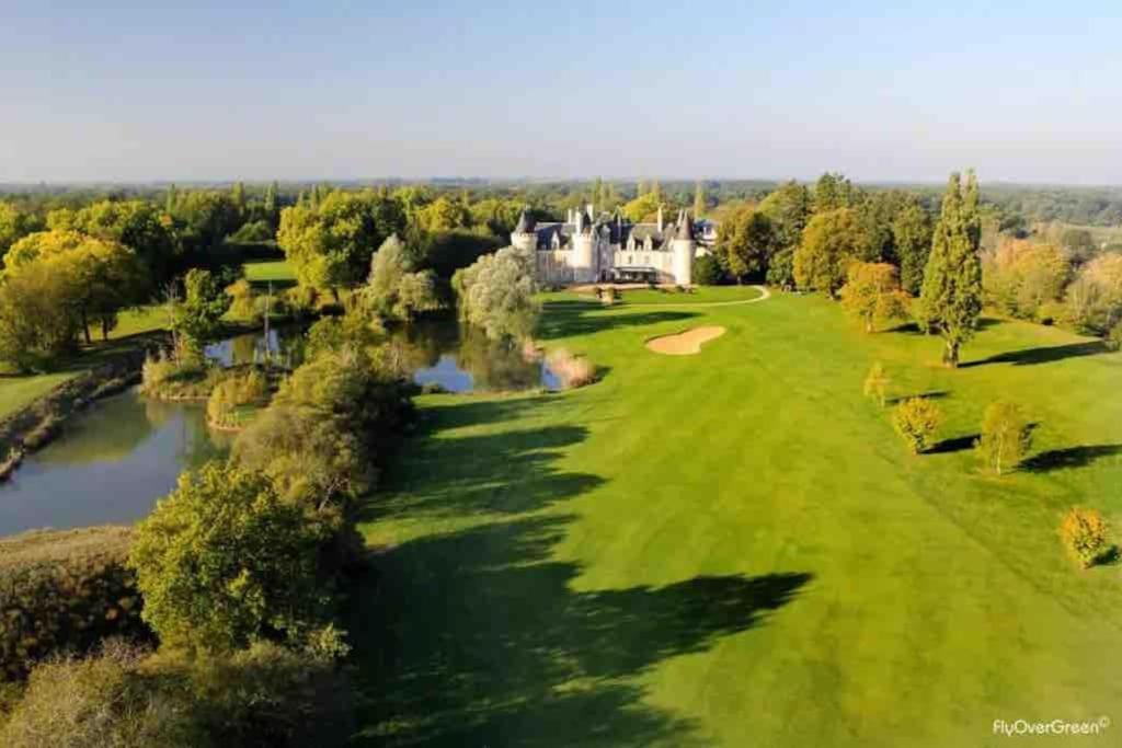 Gite Chalet-Piscine "Belle-Etoile" Touraine Anjou Courcelles-de-Touraine ภายนอก รูปภาพ