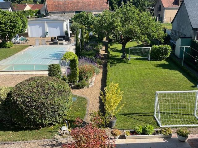 Gite Chalet-Piscine "Belle-Etoile" Touraine Anjou Courcelles-de-Touraine ภายนอก รูปภาพ